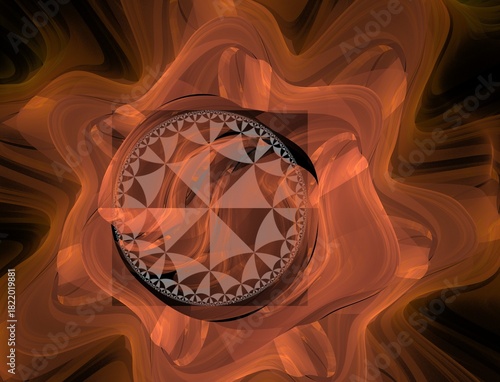 Imaginatory fractal abstract background Image