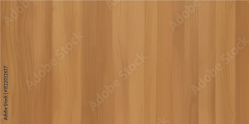 Natural brown wood texture background vector illustration with a rough oak grain pattern for panel and floor design