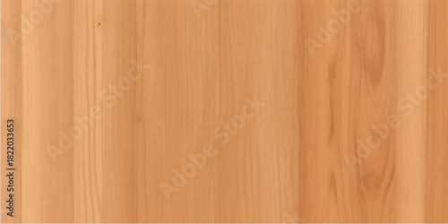 Natural oak brown wood grain texture vector pattern for surface material, floor, wall, or table backdrop
