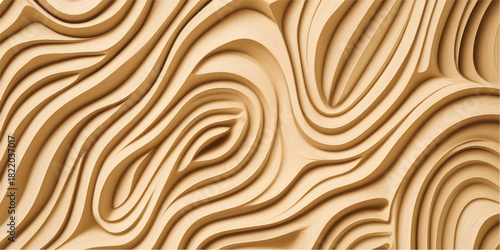 Seamless brown wood texture background with natural grain pattern design