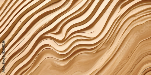 Textured brown wood grain surface pattern like dry beach sand dunes