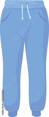 Sweaty pants. Sport fashion. Active lifestyle clothes