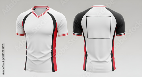 Sports jersey mockup