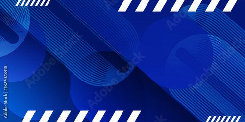 Abstract blue background. Modern simple blue geometric design. Minimal shapes. Suit for booklet, brochure, banner, poster, website, flyer, cover, corporate, backdrop. Vector illustration