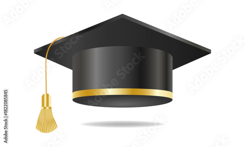 Black graduation cap
