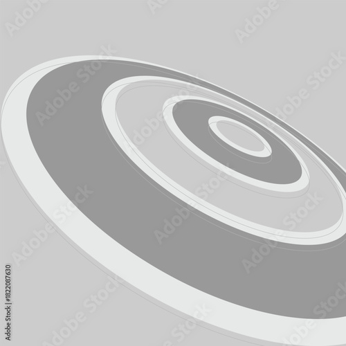 Light Gray Target Vector Graphics Bull's Eye Background