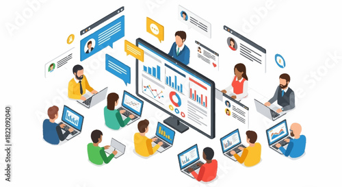 Collaboration, Data Visualization, and Remote Work in a Digital Team