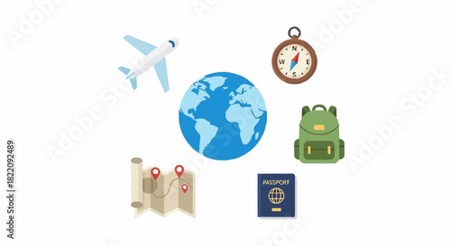 Traveling the World Adventure, Exploration, and Journeys Through Landmarks and Destinations