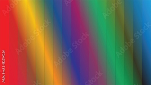 Vibrant Abstract Rainbow Spectrum Art | Dynamic Diagonal Gradient Color Beams with Modern Digital Patterns for Creative Background Inspiration