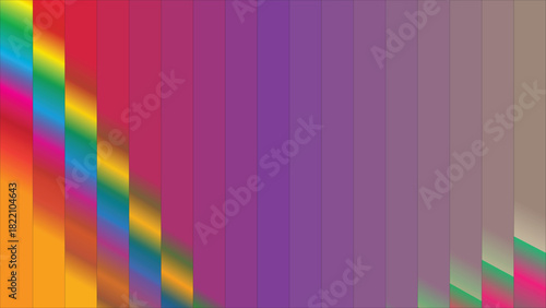 Vibrant Abstract Diagonal Rainbow Art | Dynamic Gradient Spectrum Flow with Modern Digital Color Stripes for Creative Backgrounds & Inspiration