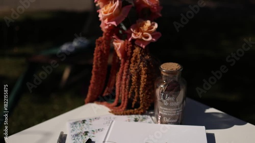 Wedding guest book