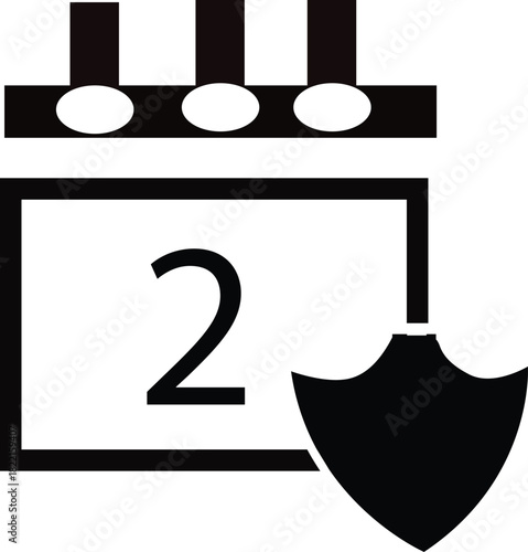 Calendar Date Protection Icon
