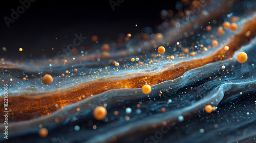 Hyper detailed scientific visualization of microscopic particles and molecular structures