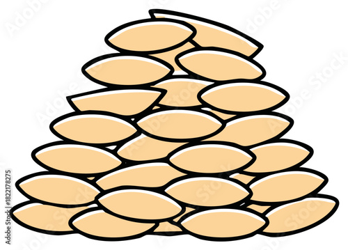 Stack of Pillows Soft Bedding for Sleeping Comfort and Rest