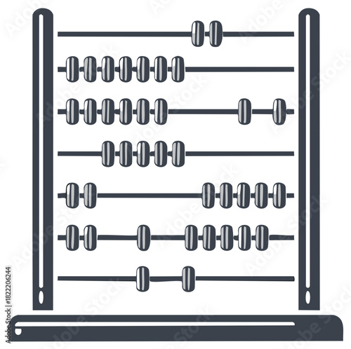 Classic Abacus With Beads For Counting Mathematics Education And Arithmetic