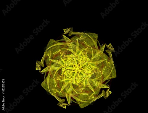 Imaginatory fractal abstract background Image