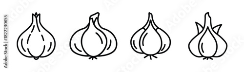 Simple onion vector illustration scalable graphic food icon
