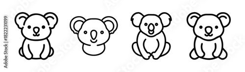 Cute koala illustration vector graphic scalable animal art