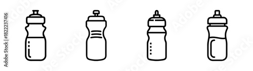 Sports drink bottle vector illustration for healthy lifestyle and fitness