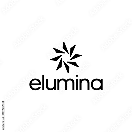 Elumina logo featuring a stylized starburst above the company name.