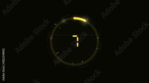 Countdown timer design element ideal for web and app projects in high quality resolution