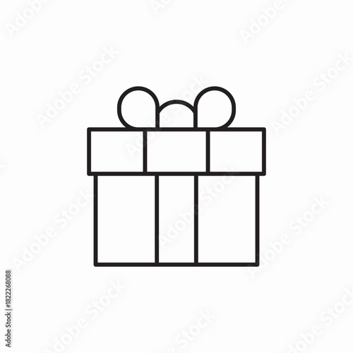 gift surprise icon sign vector