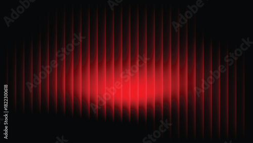 Vibrant Red Gradient Glow on Dark Background