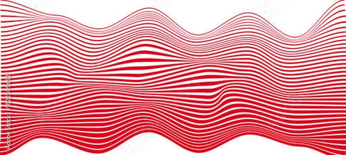 abstract red background with lines