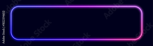 A neon square portal radiates electric blue tones. Gentle sparkles drift around its borders. The composition suggests a technological and energetic mood.