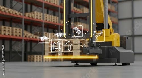 Automated Warehouse Pallet Management AI-Driven Efficiency
