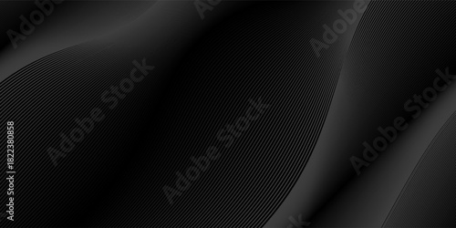 Premium background design with diagonal line pattern in black colour. Digital vector horizontal template for lux business banner, formal invitation, luxury voucher, prestigious gift certificate