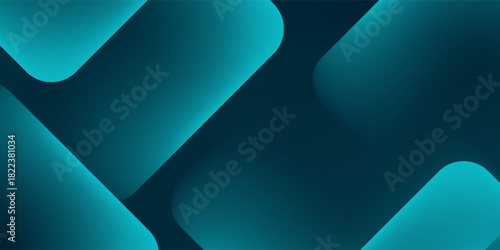 Dark abstract background with dark blue green turquoise background with abstract shape, dynamic and sport banner concept. 