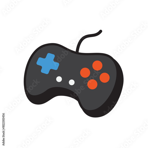 video game controller illustration. Suitable for gaming websites, technology blogs, and video game products.