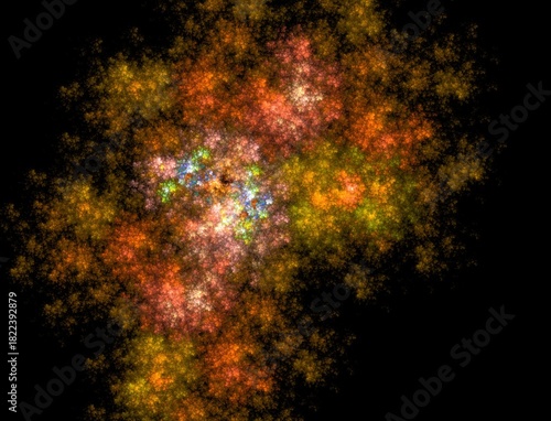 Imaginatory fractal abstract background Image