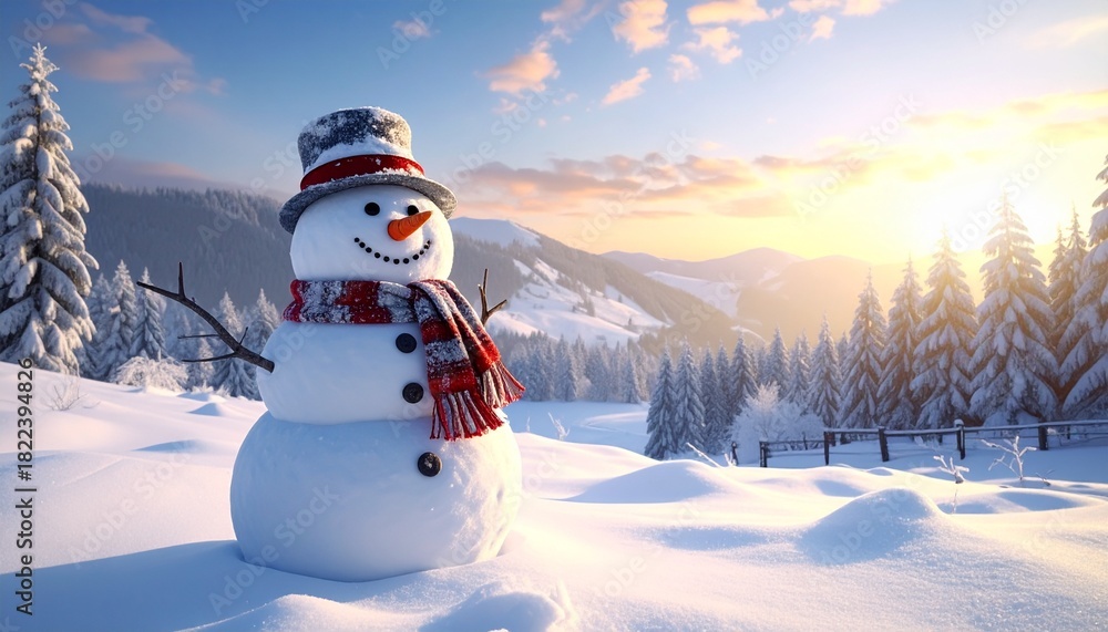 Obraz premium Boneco de neve