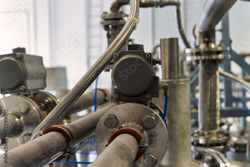 process piping system, made of stainless steel, which is widely used across various industries due to its durability and corrosion resistance.