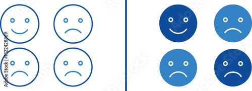 Emotional Spectrum: A conceptual graphic showcasing diverse emotional expressions, ranging from joy to sadness. It highlights the wide range of human feelings.