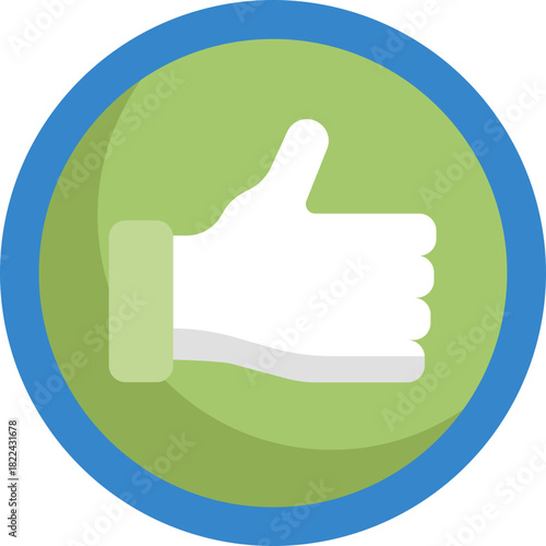 Positive approval symbol – Represents agreement, acceptance, or confirmation.