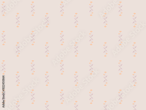Minimalist Elegant Classic Floral Pattern Design
