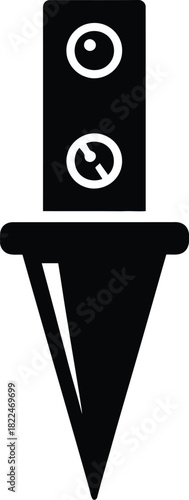 Spirit level icon representing precision and fixing