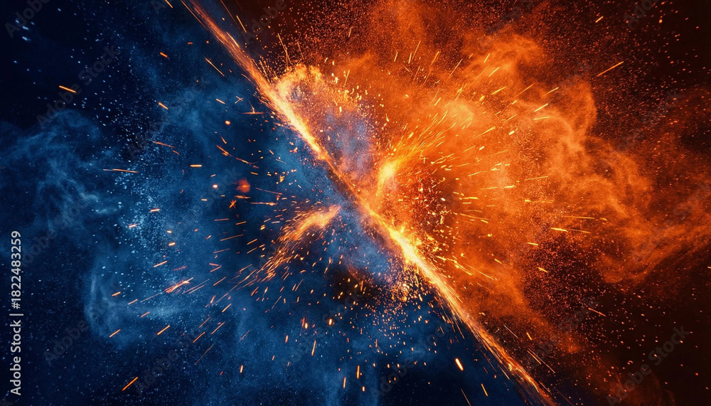 Fototapeta premium 두 세계의 경계