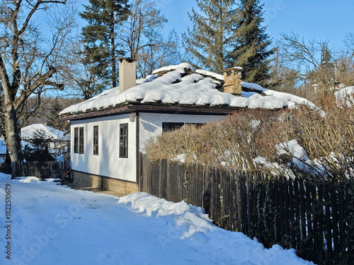 Wallpaper Mural Winter view of village of Bozhentsi, Bulgaria Torontodigital.ca
