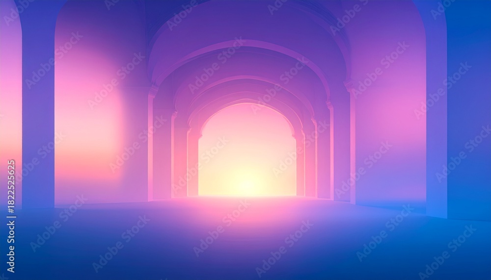 Fototapeta premium romantic sunset on the book library mountains