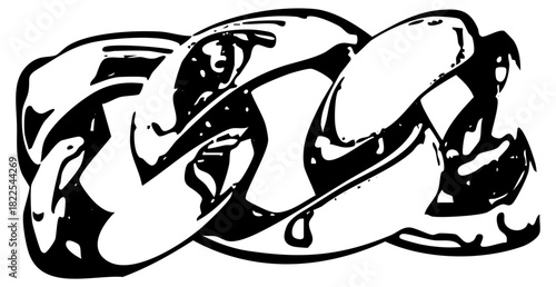 Abstract Shape Fluid Design Element