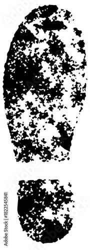 Shoe print texture in forensic investigation