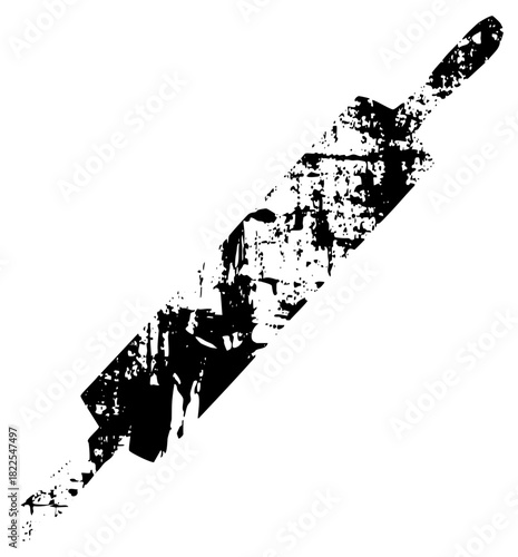 Rolling Pin Illustrates Baking in a Kitchen