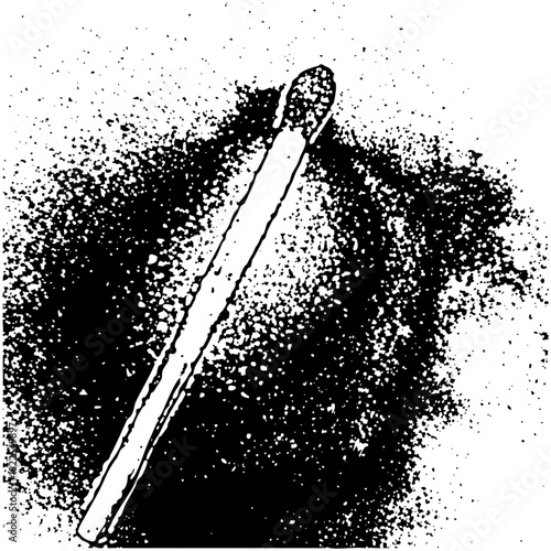 Match Illustrates Burning in