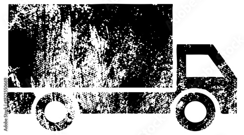 Delivery Truck Illustrates Transport in Logistics