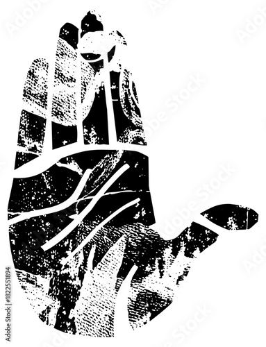 Handprint protection during forensic investigation