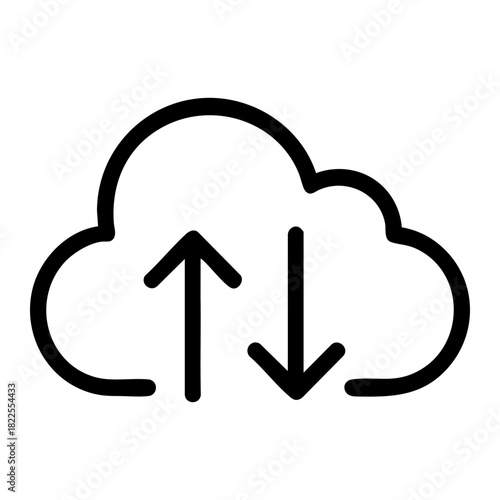 data cloud transfer arrows